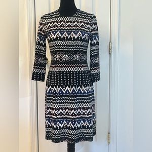 W by Worth Geometric Snowflake Dress Size 6